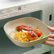10Pcs Multi-function Spit Bone Dish Household Food Grade Plastic Spit Bone Dish Round Square Set Dining Table Garbage Plate